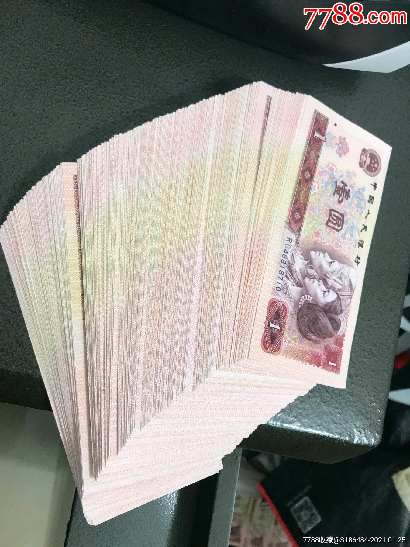 801散张全新直板全品1000张
