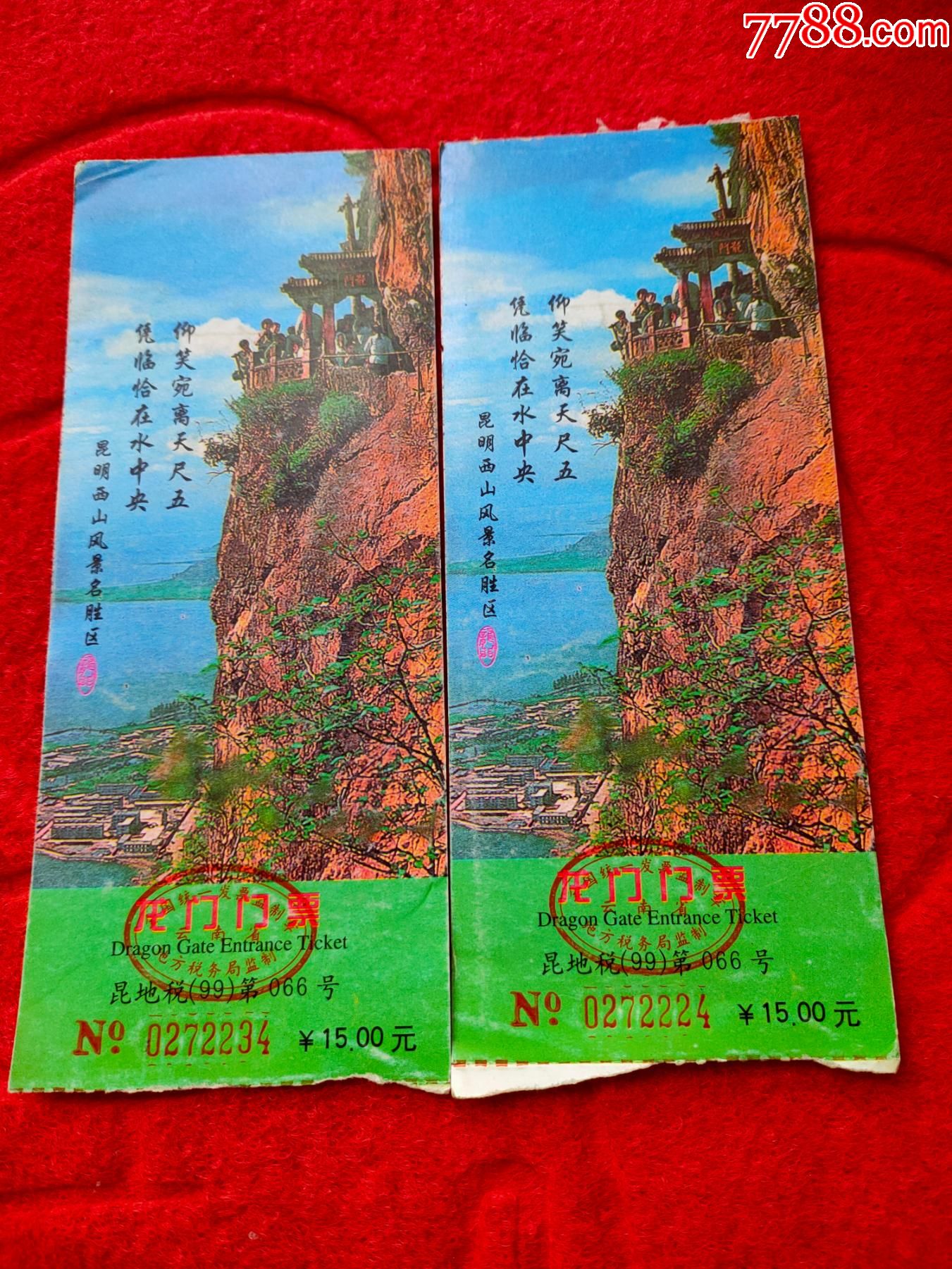 龙门门票(2张)