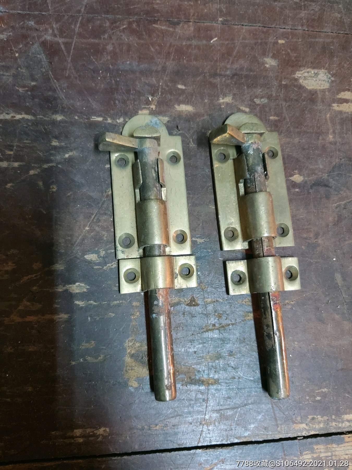 民国时期全铜窗销