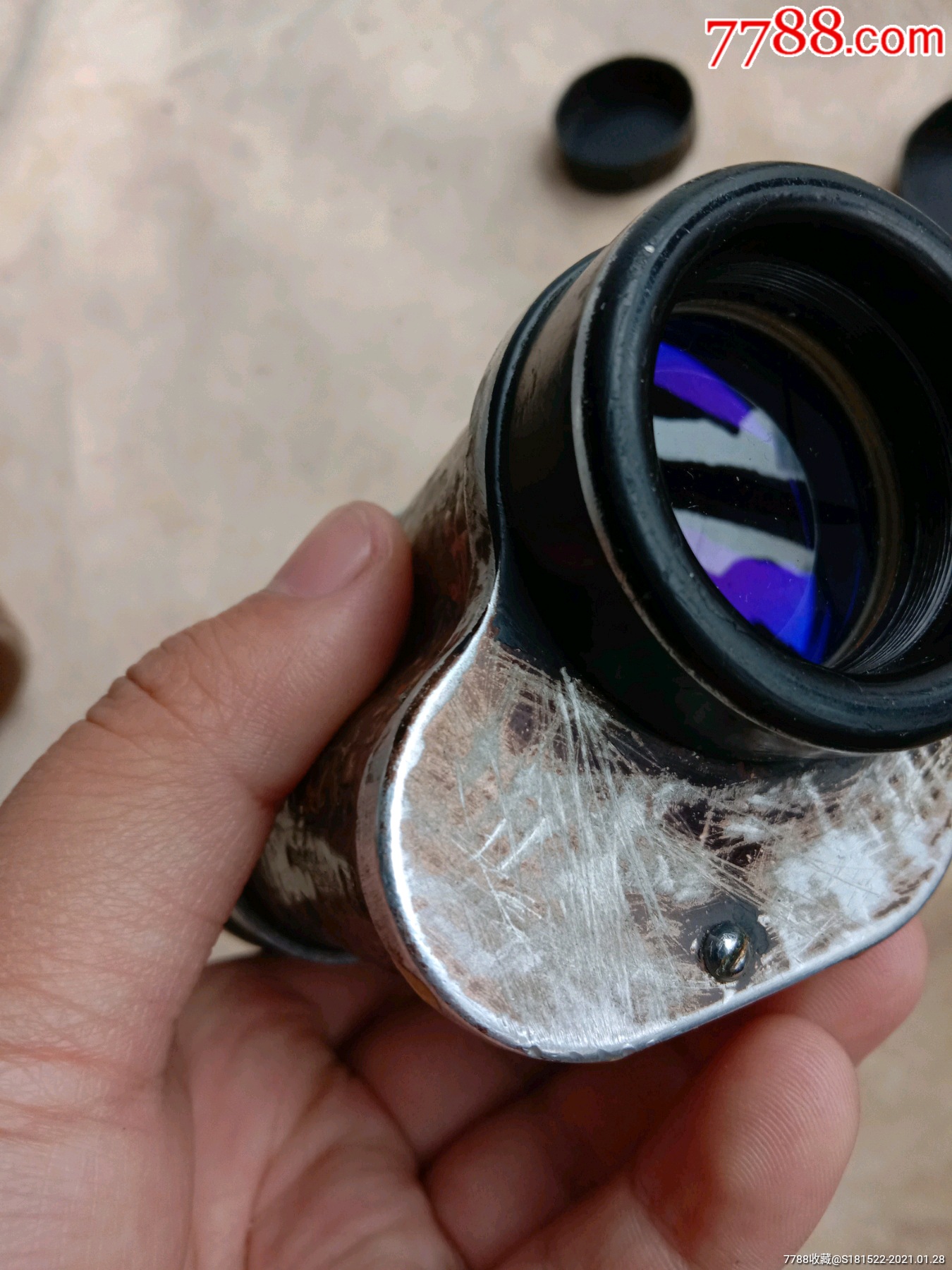 62式望远镜单筒望远镜老望远镜收藏如图,所见即所得