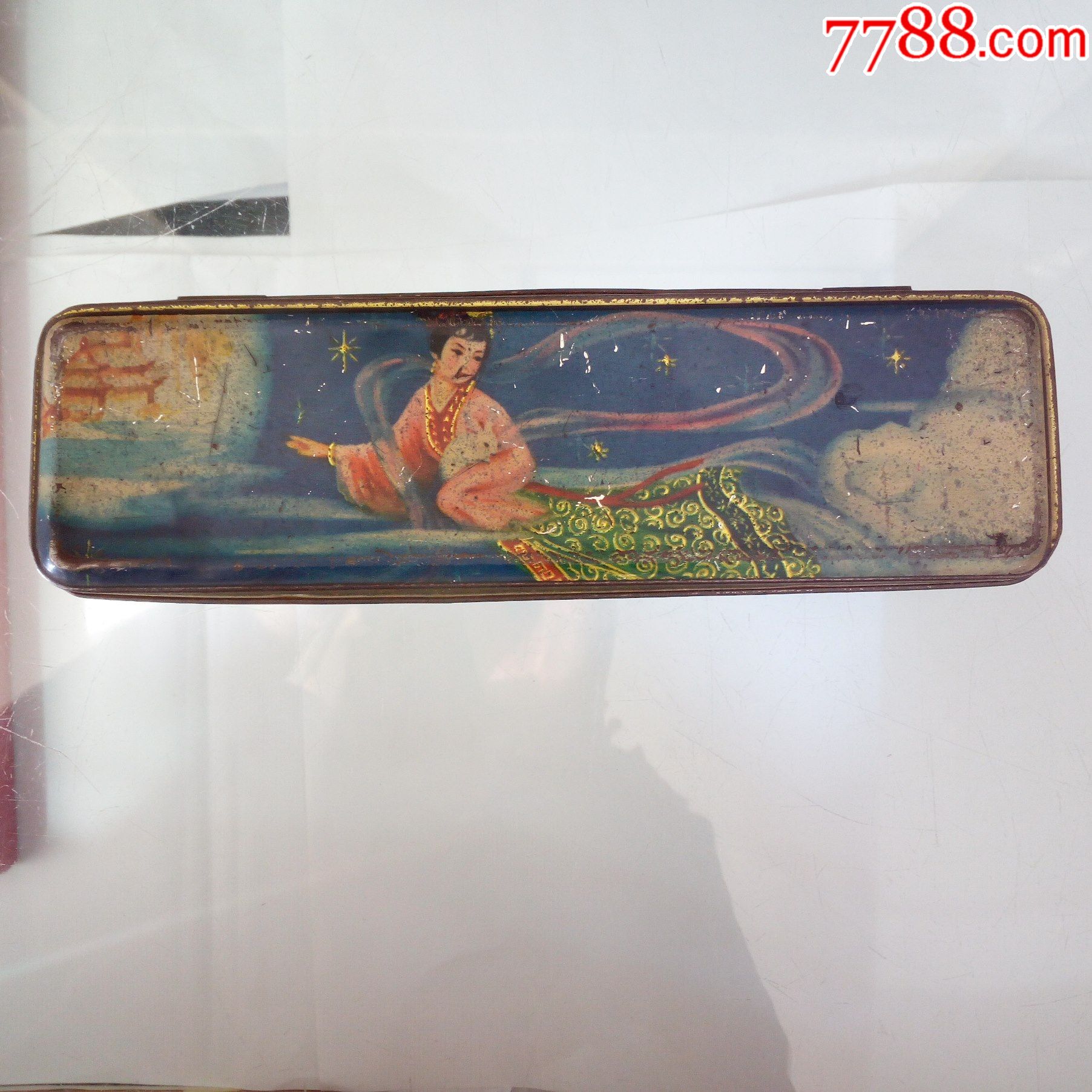 70年代沈阳市轻工机械电器厂仙女飞天文具盒