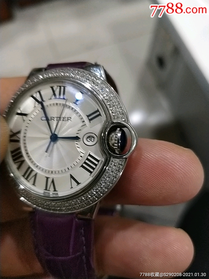 高端大气上档次,卡地亚系列,日本机芯,几乎全新简介:电子,2000-2009年