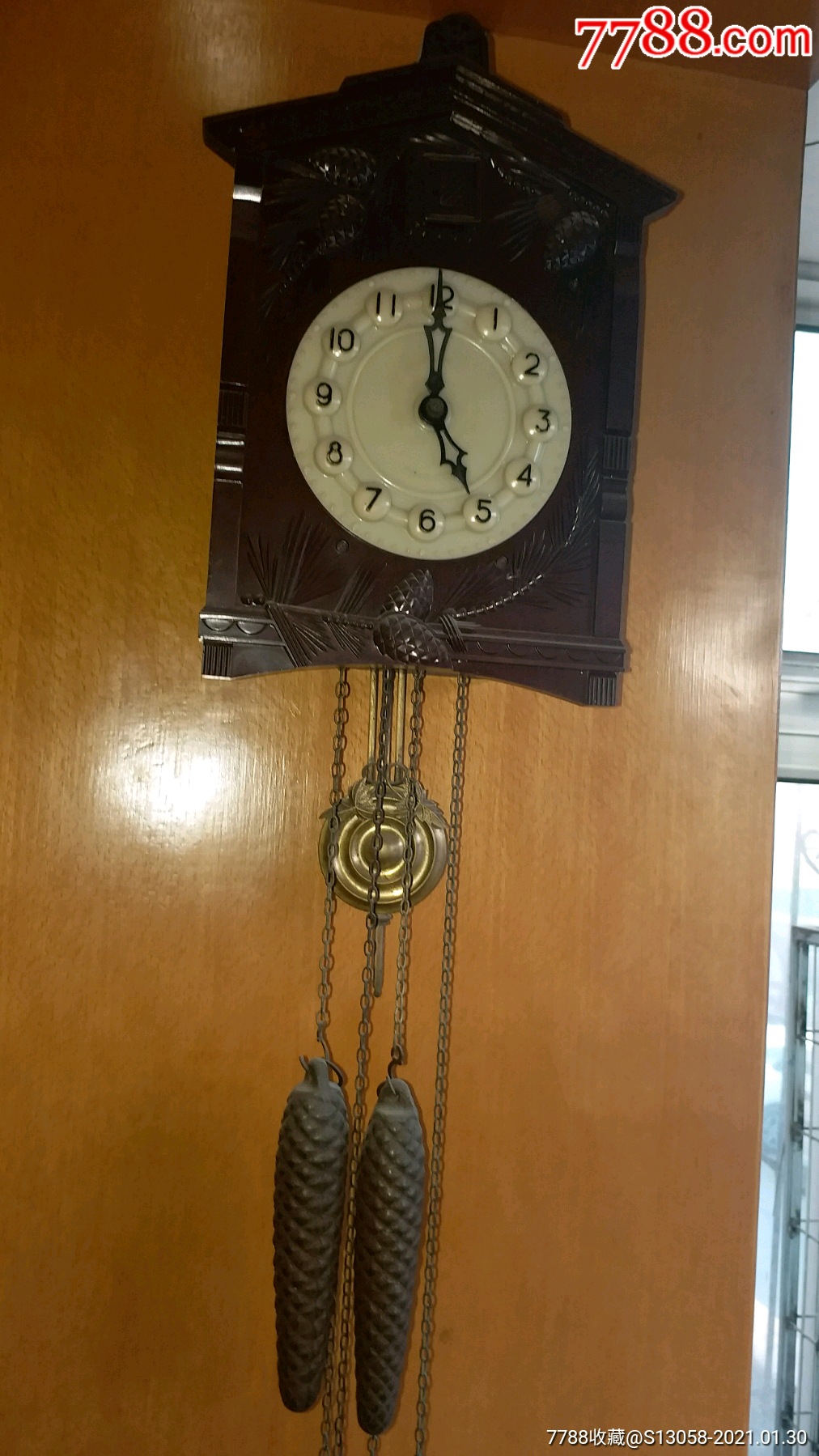 好品少见前苏联品牌majak布谷鸟挂钟第二台