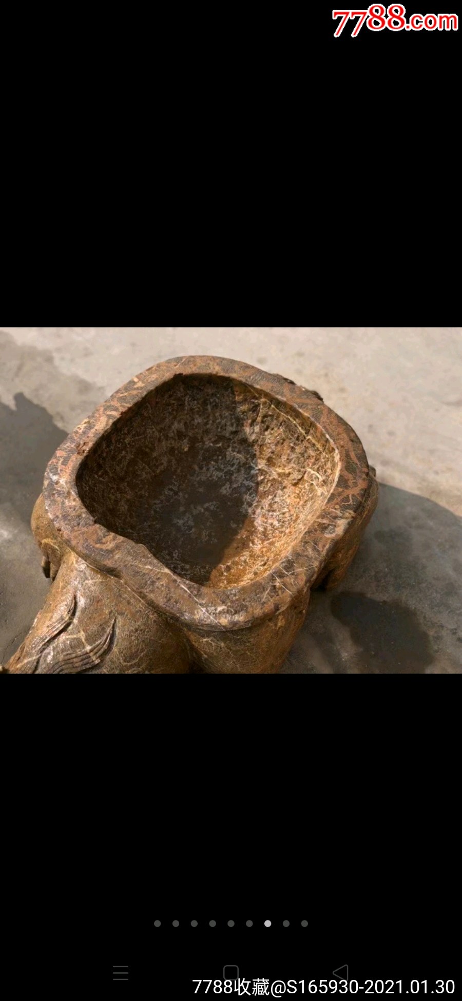 青石大龟盆尺寸长95宽45高28厘米重240斤官家器物,自然包浆