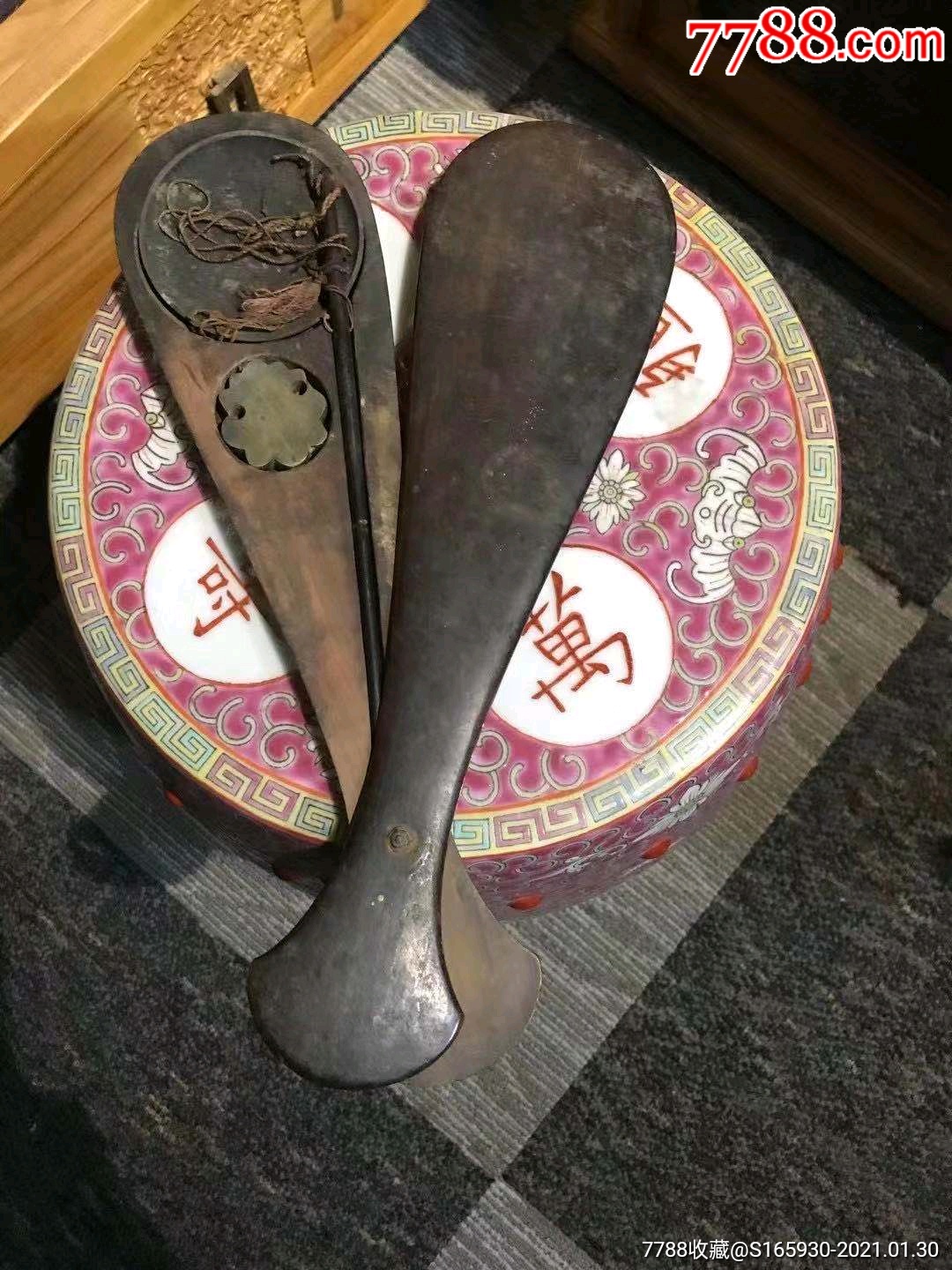 清代紫檀精品戥子称秤砣器形独特品相完美漂亮皮壳包浆浑厚保老保真