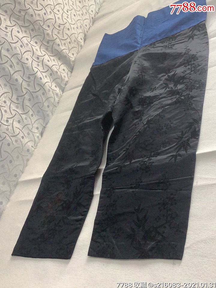民国抿裆裤一条绸缎面料.顺丰拍照,空运发货.