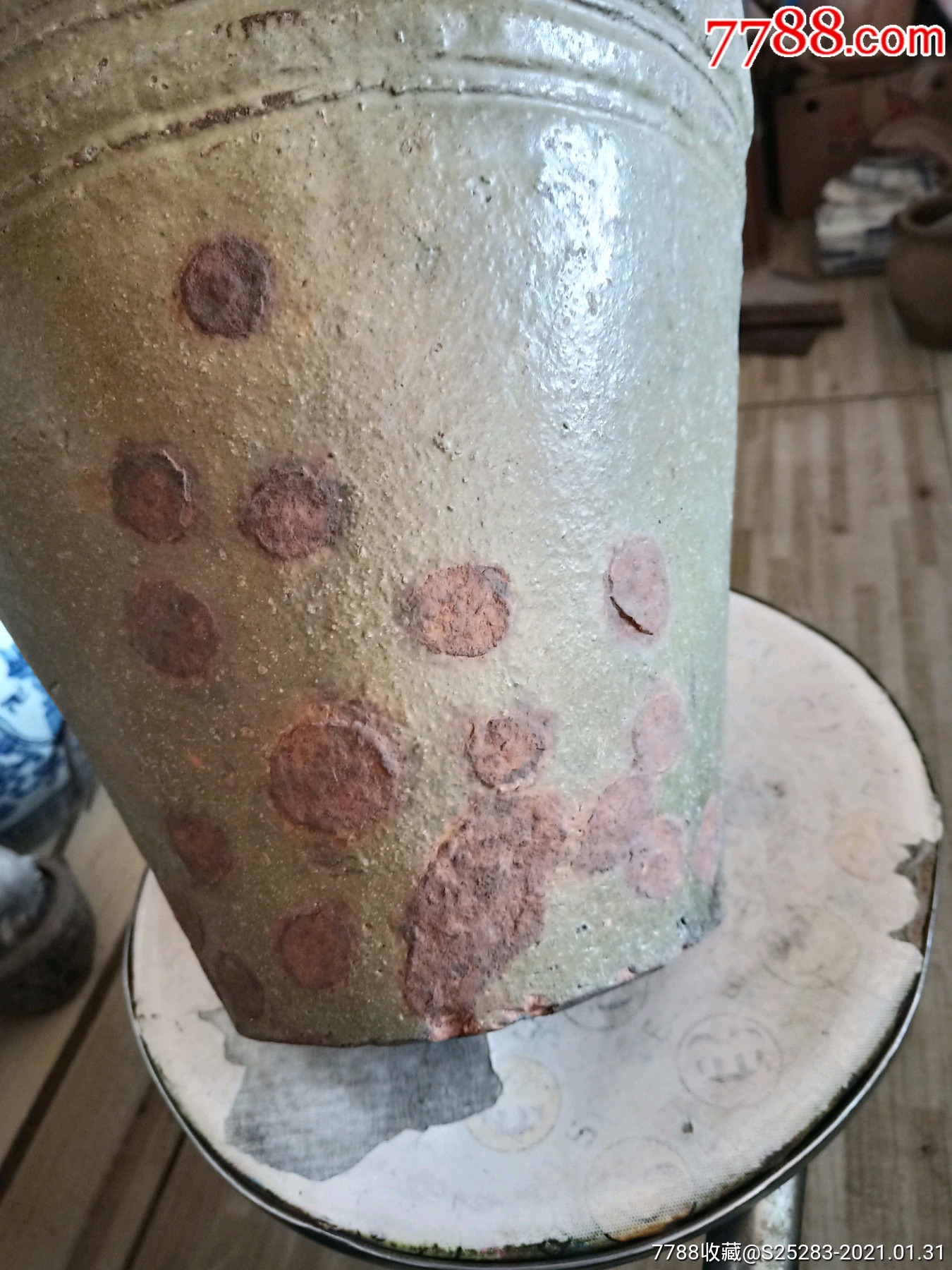 辽金时期大个牛腿瓶一个