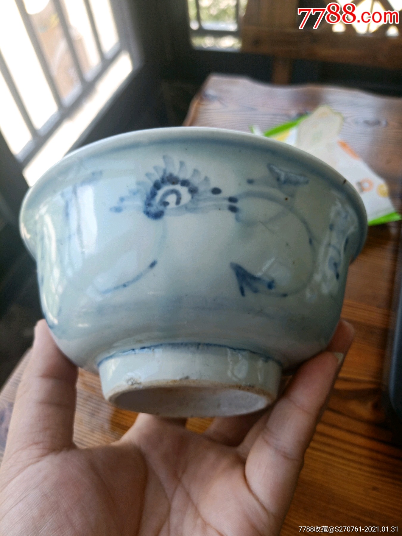 明代早期民窑青花碗图片