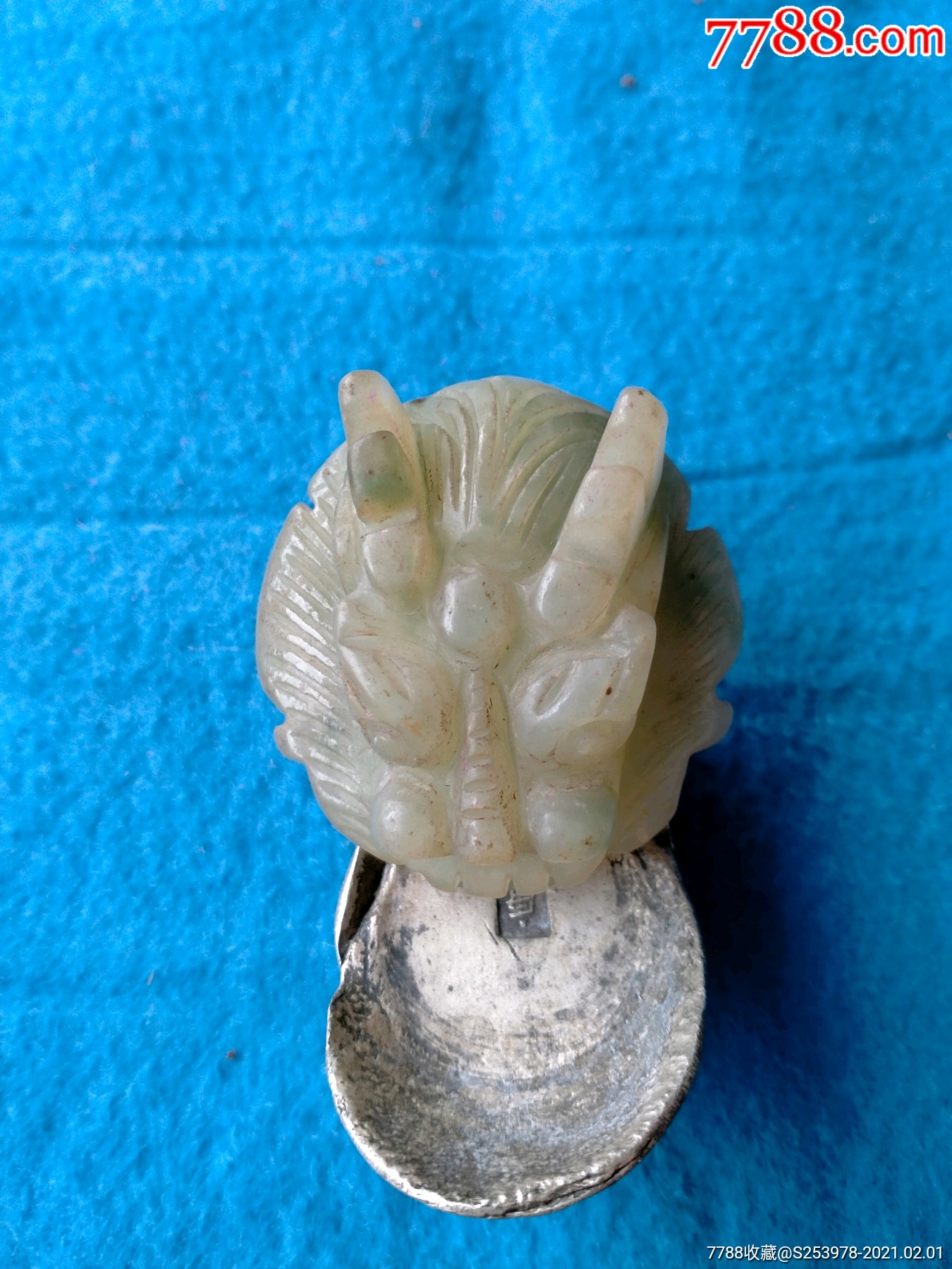 和田玉老龙头皮带扣.顺丰包邮