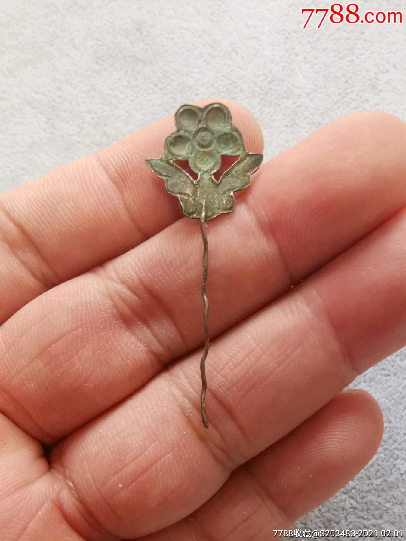 老银烤蓝老银烧蓝老银饰品银发簪银簪子老发簪银掏