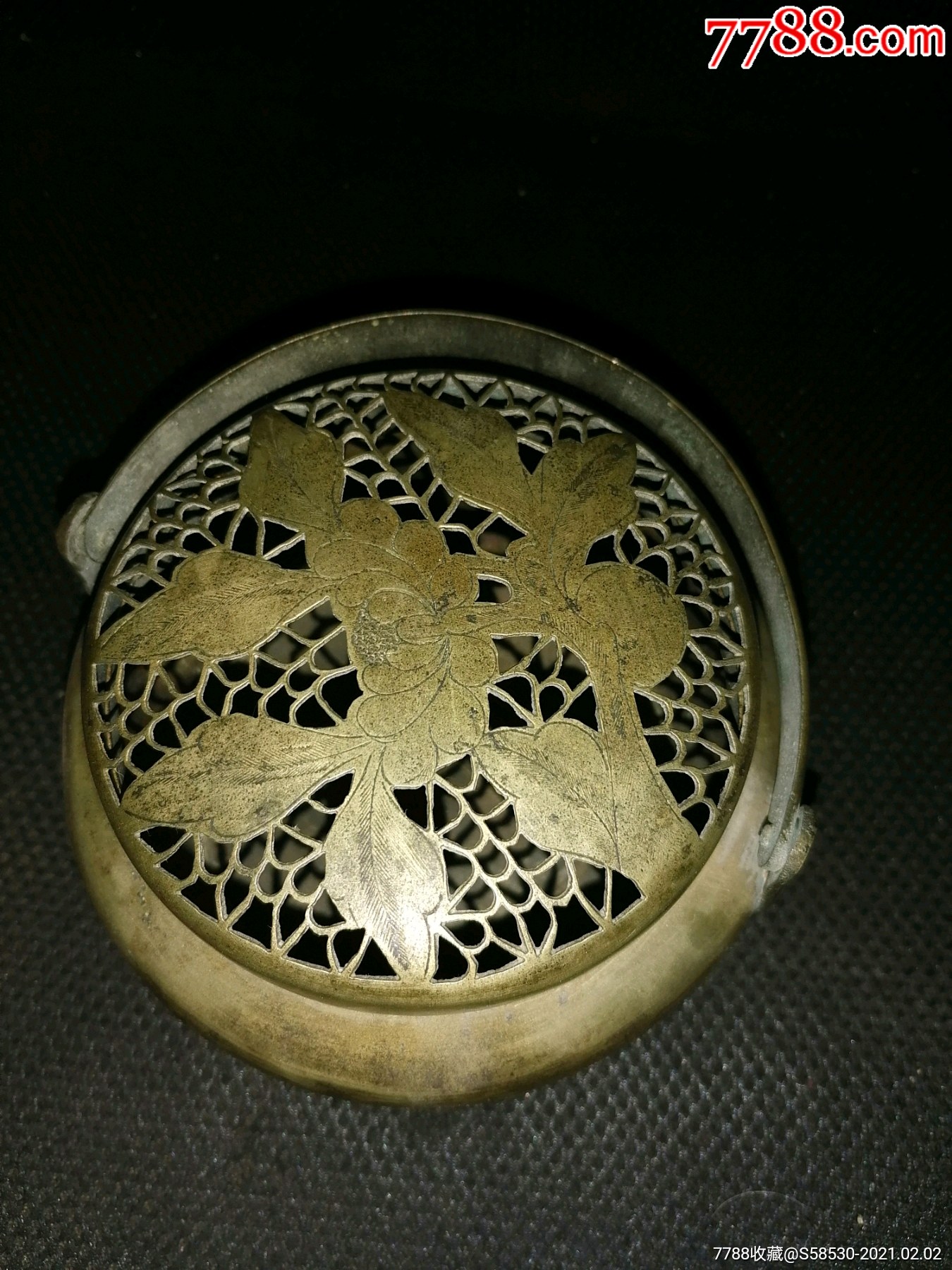 白铜暖手炉小号