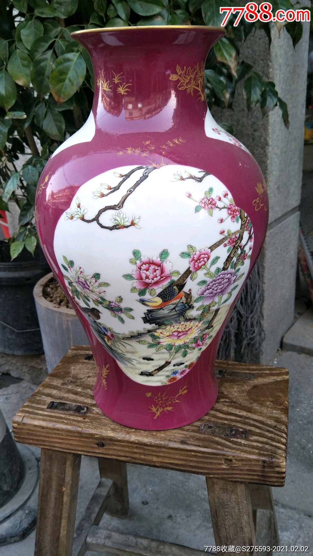 胭脂红观音尊