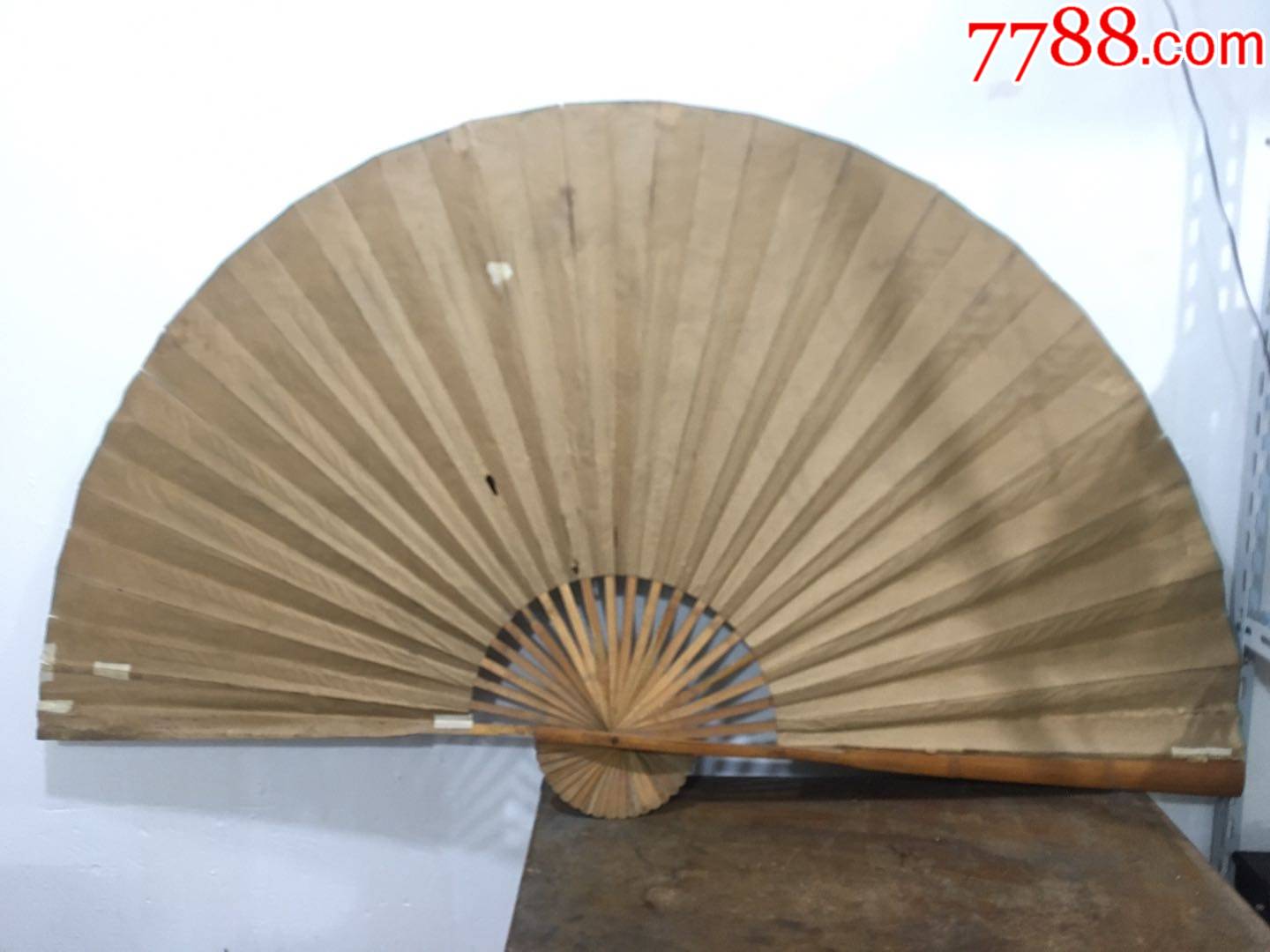 民国八骏马扇子一副_折扇/纸扇_第6张_7788琉璃收藏