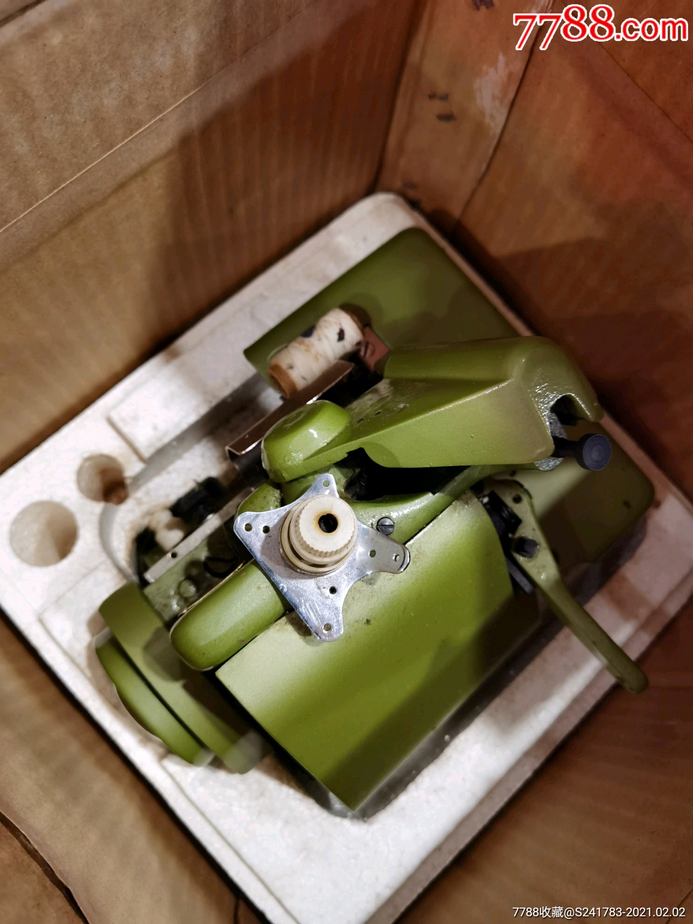 八十年代天工牌原包装码边机包边机锁边机-缝纫机-7788棋牌玩具