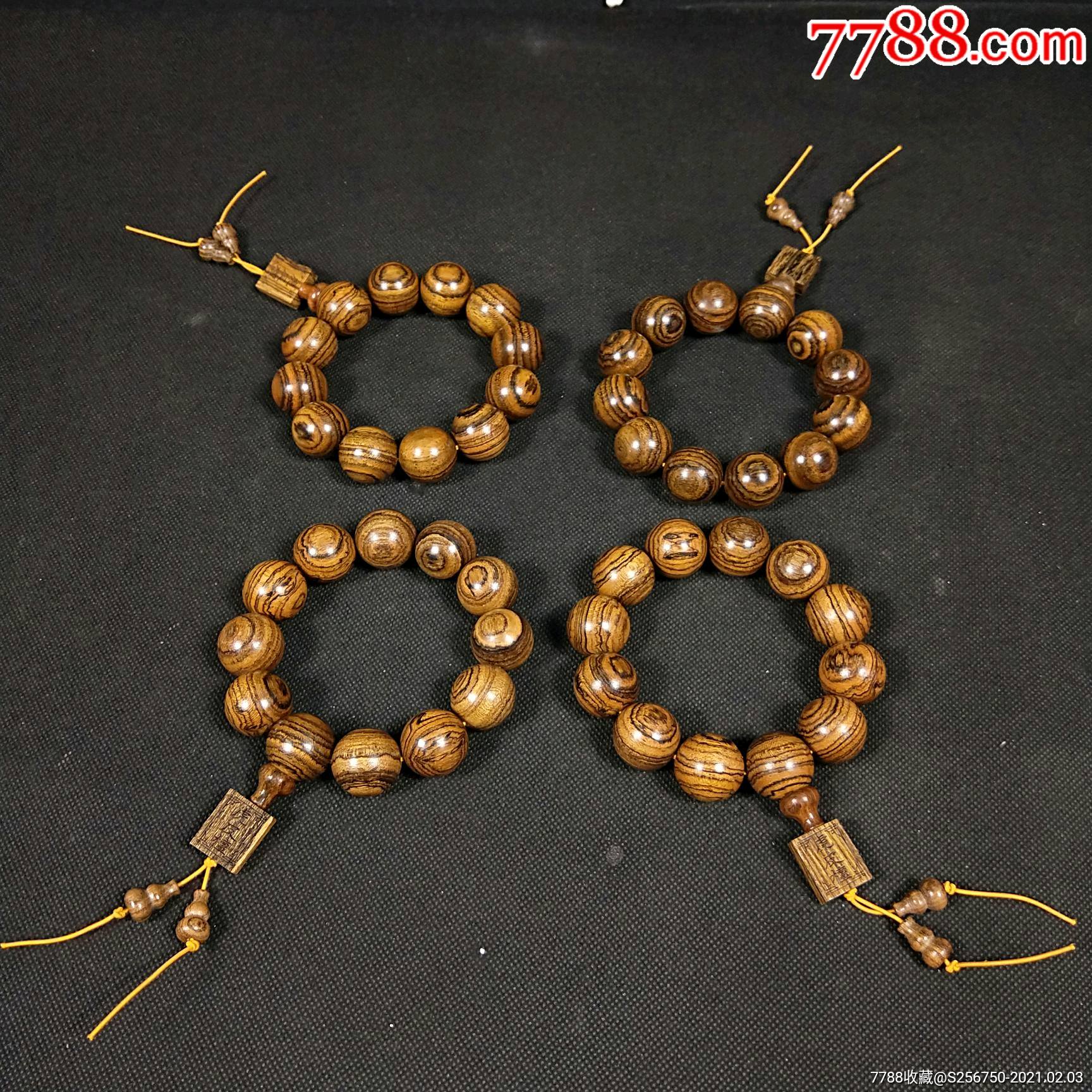 正宗红木越南虎皮檀手串,高密度,油性好,花纹色泽美观,喜欢的朋友不要