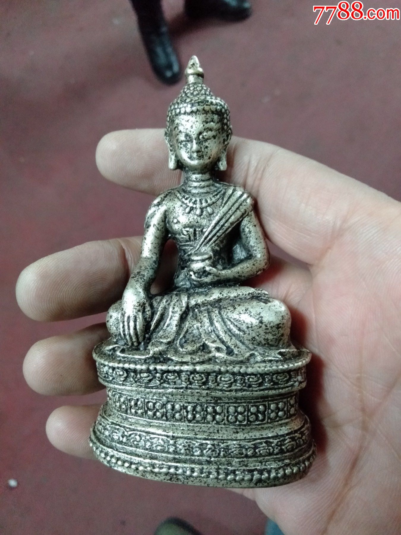 清代老银释迦牟尼佛,包邮._价格65元_第1张_7788收藏__收藏热线