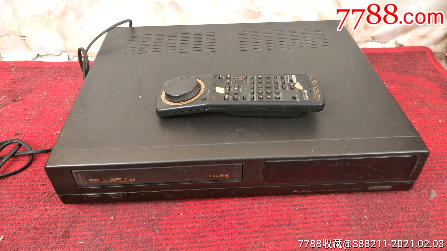 夏普a62录像机-录像机/影碟机-7788钢笔收藏