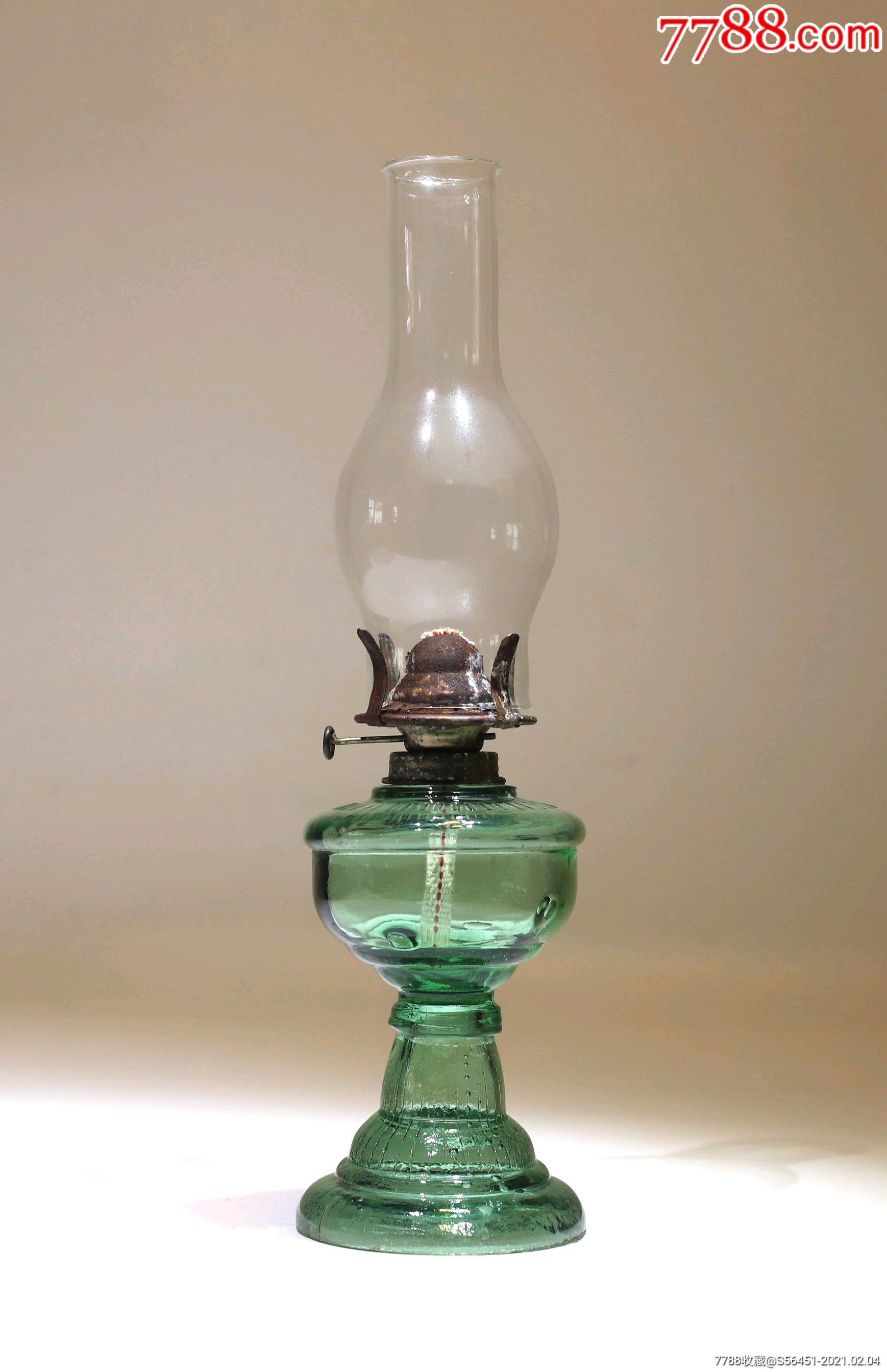 老高足玻璃罩灯