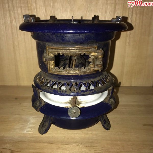 晚清时期德国-谦信洋行-蓝色搪瓷煤油炉