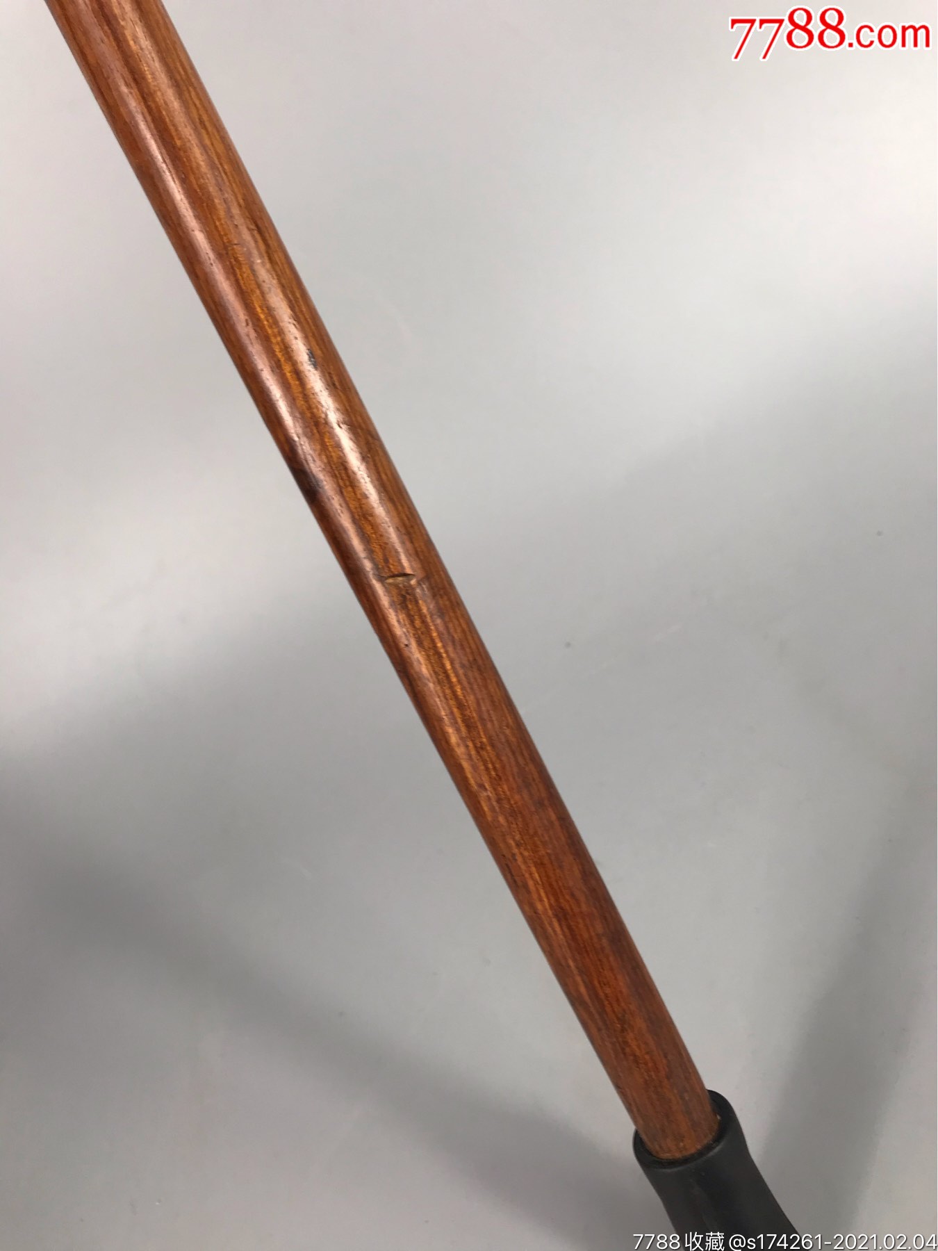 民国海南黄花梨龙头琴杆