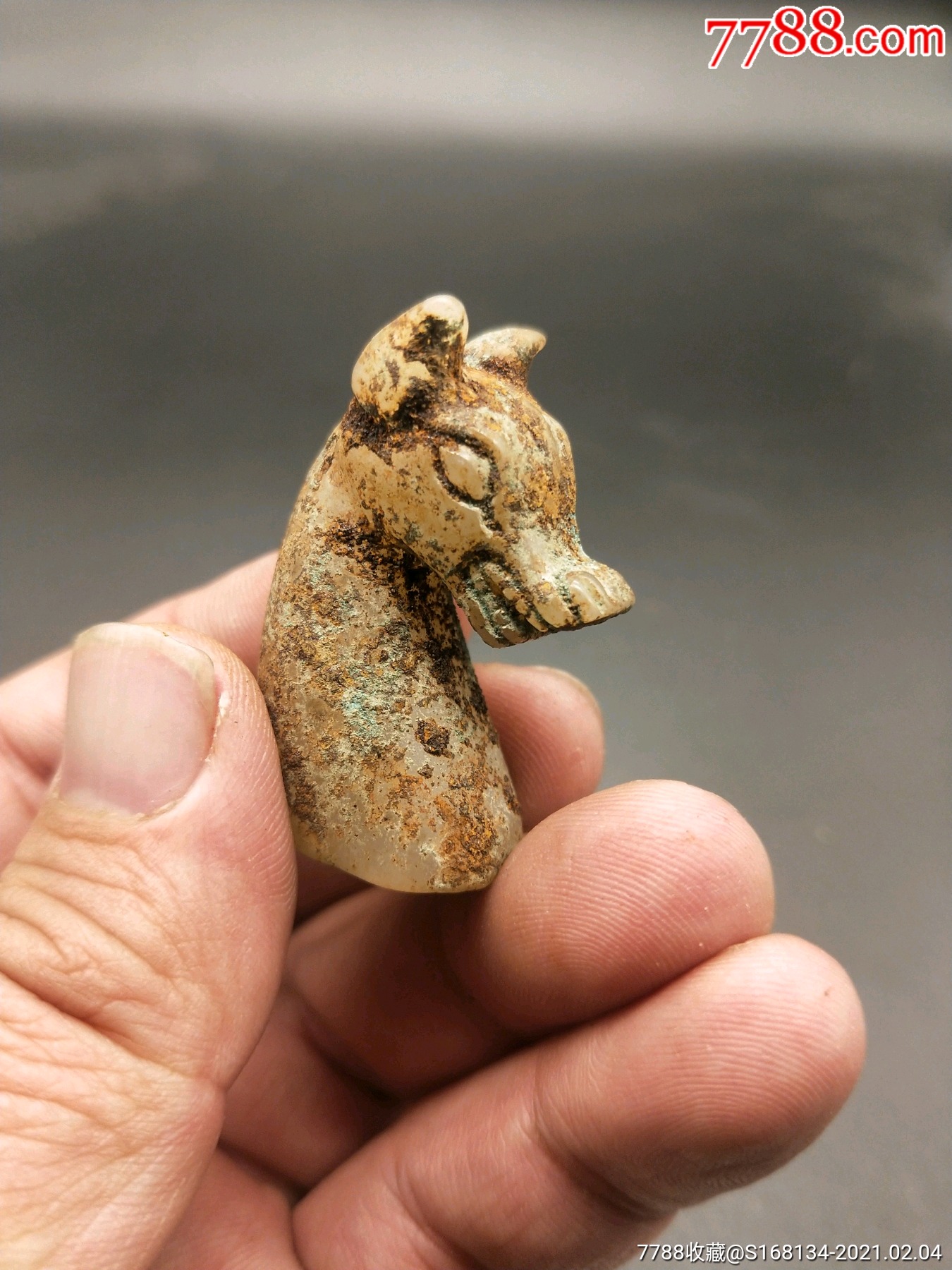 生坑马头-和田玉-7788收藏