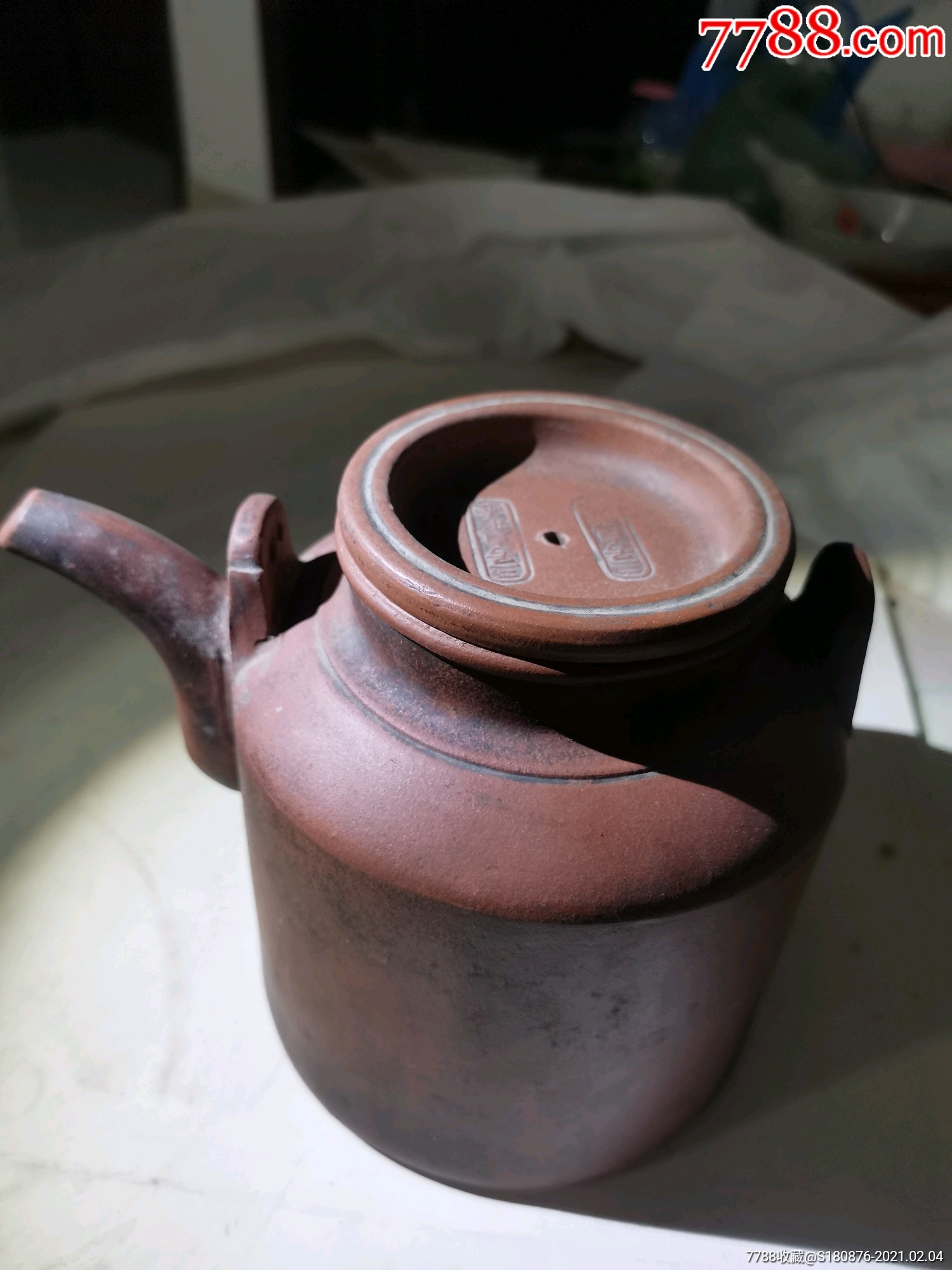 民国时期三号直筒紫砂壶