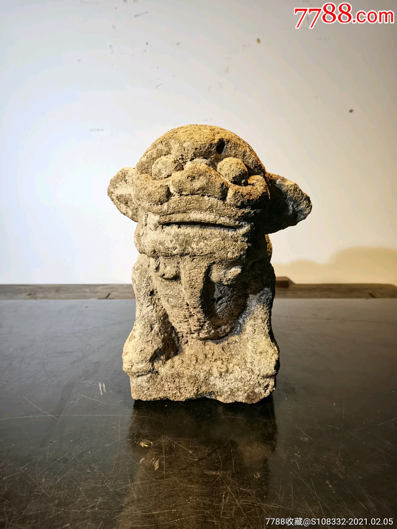 清代沙岩雕石敢当-价格:3500元-se78260364-石狮/石雕塑-零售-7788