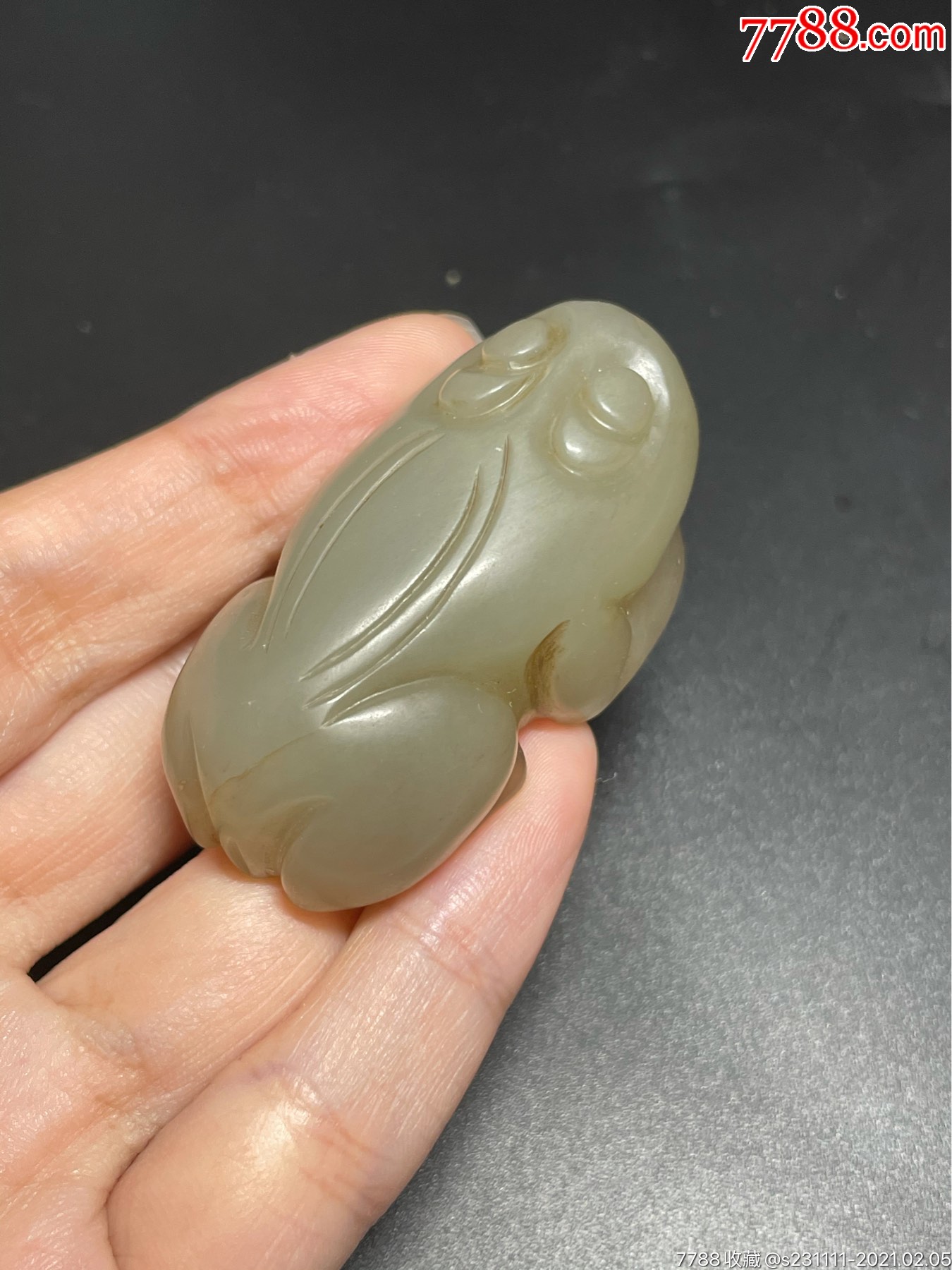 和田玉金蟾_和田玉_玉器加工坊【7788旧书网】