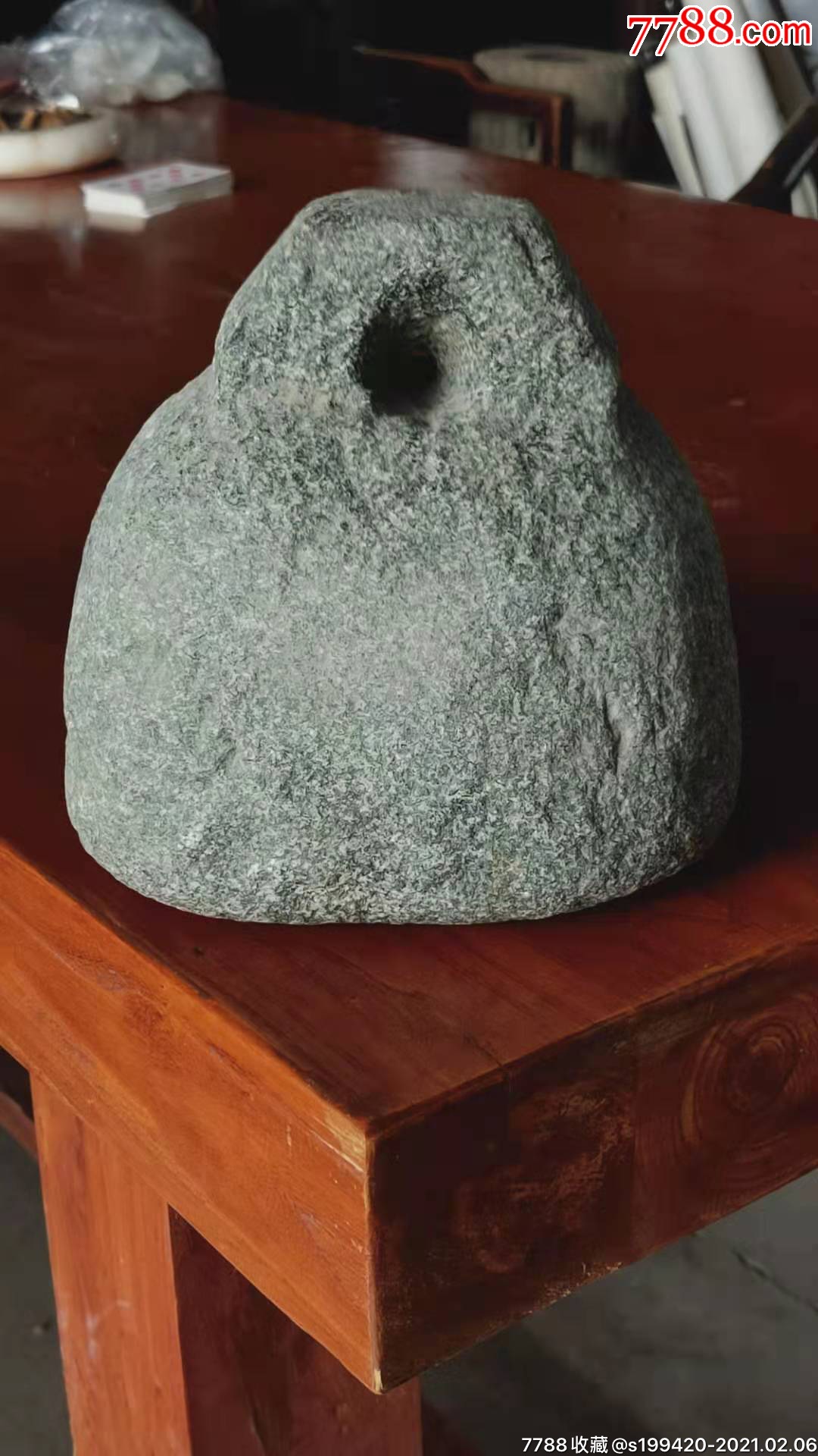 明代石权,特大号,做工圆滑正规,寓意好,包老到代,重:大约20斤左右.