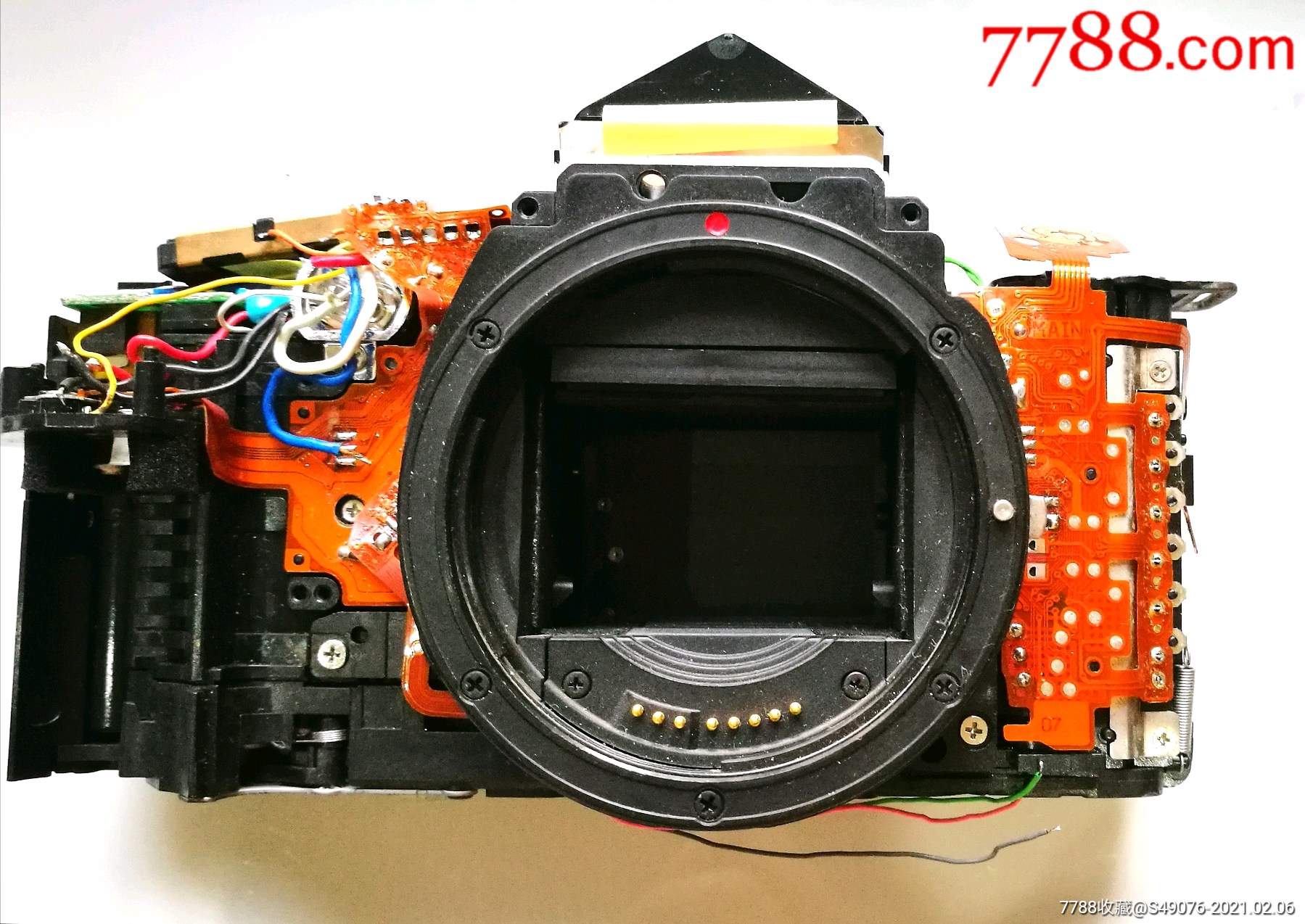 135单反相机的机芯去壳裸机高科技内结构工艺品展示