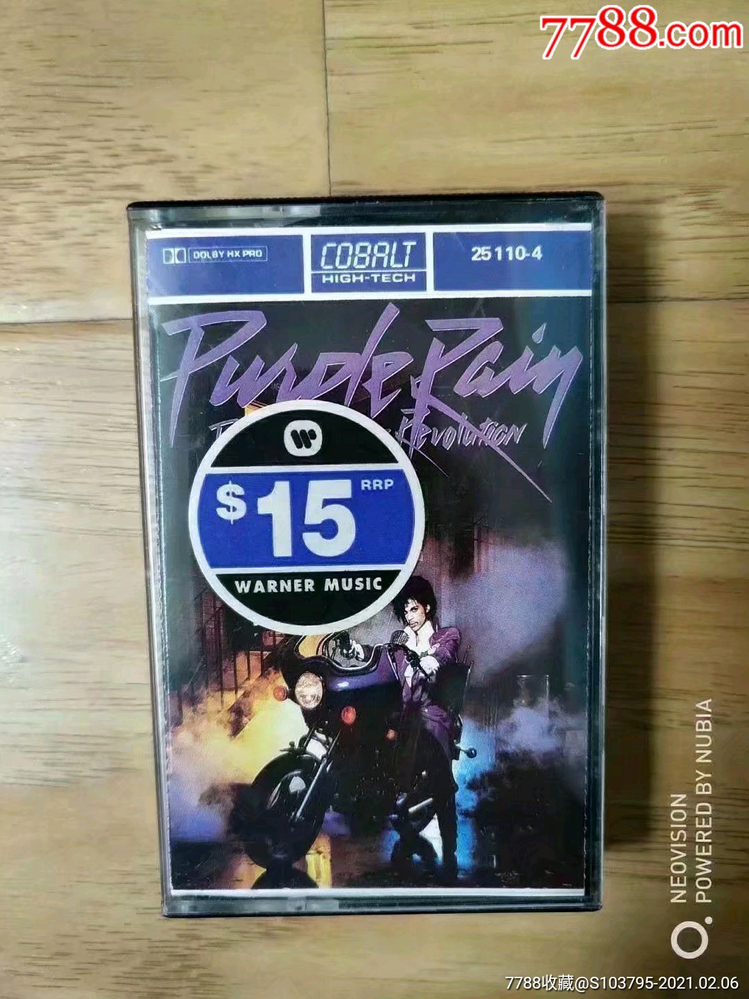 prince王子《紫雨》原版磁带