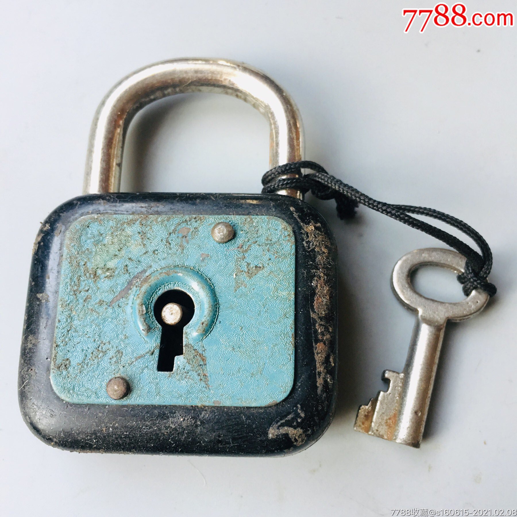 民国时期二战期间德国百年锁厂abus牌老铁锁外国锁西洋古董