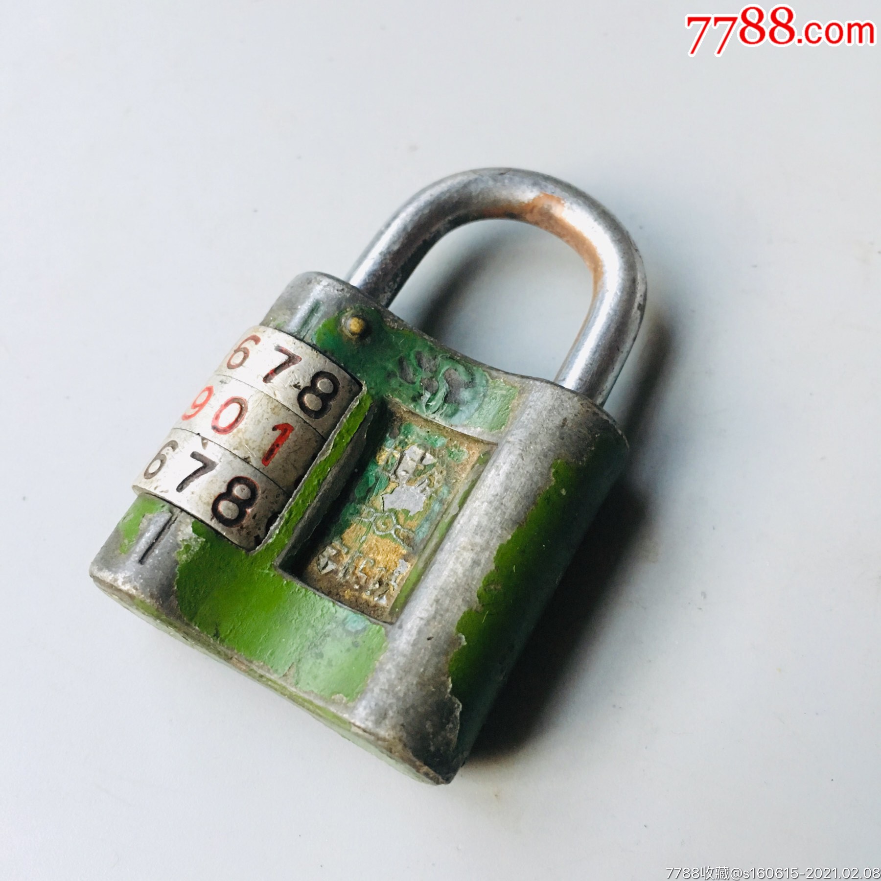 民国时期密码锁金属密码锁老铁锁收藏密码老铜锁收藏