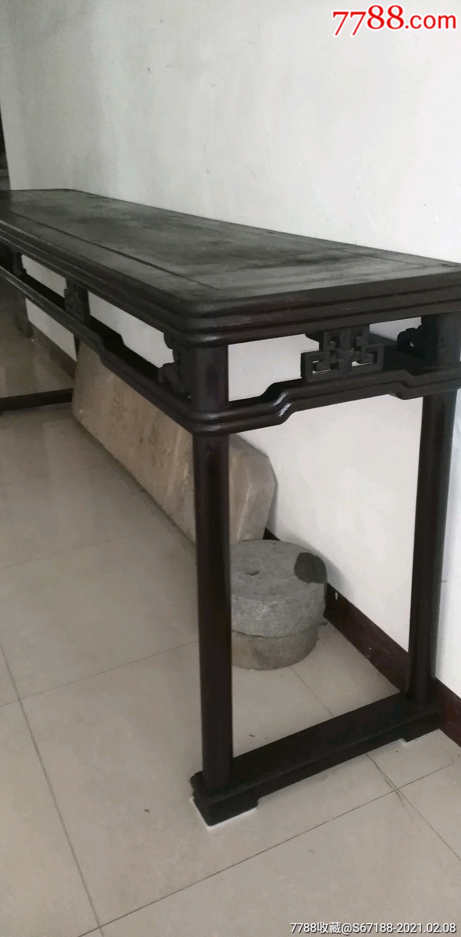 清早期长条书画案几