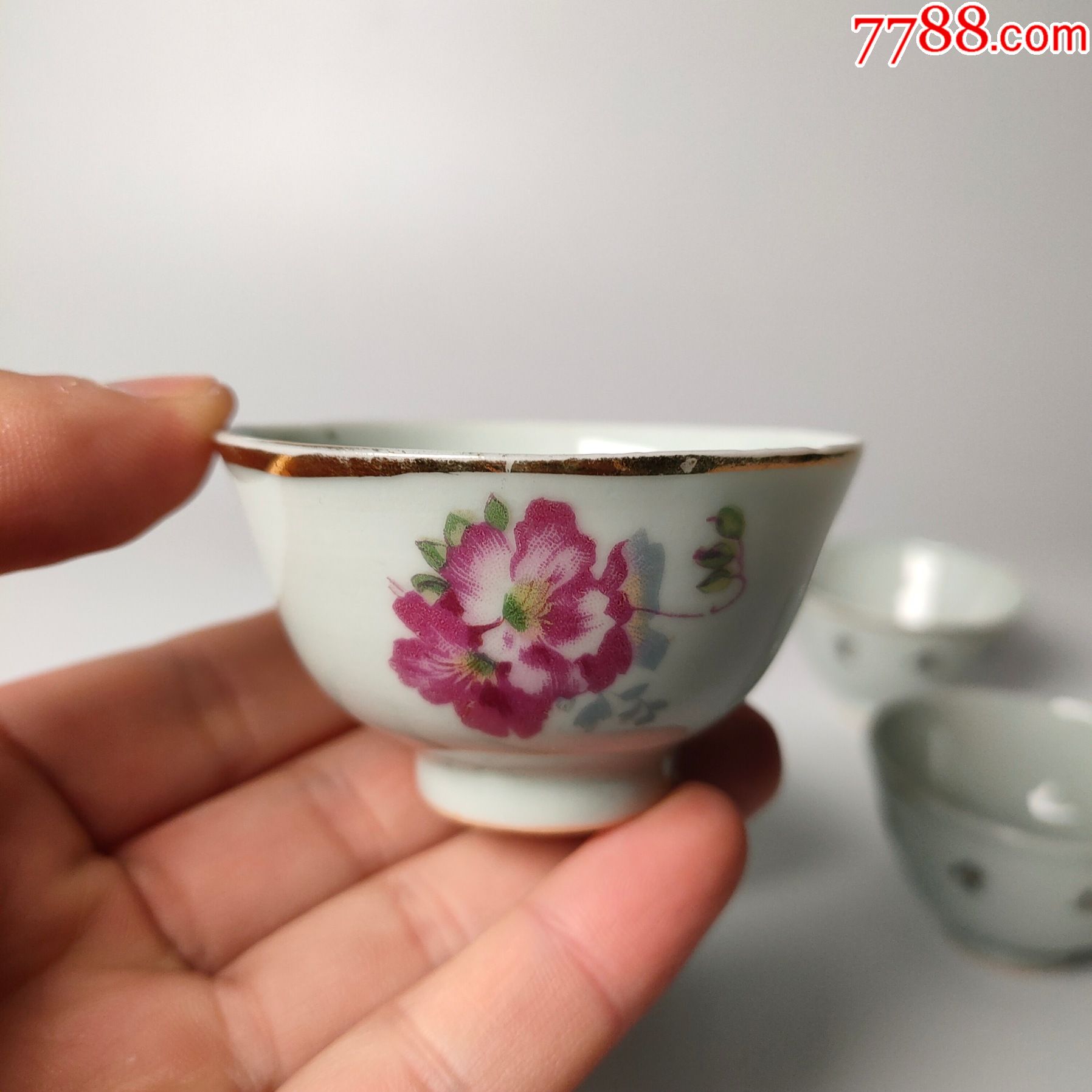 民国茶杯品茗茶杯古玩古董老物件茶器具茶道茶文化