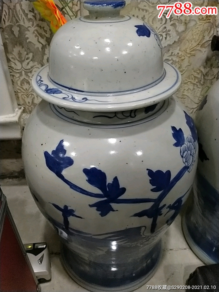 青花将军罐品相完整