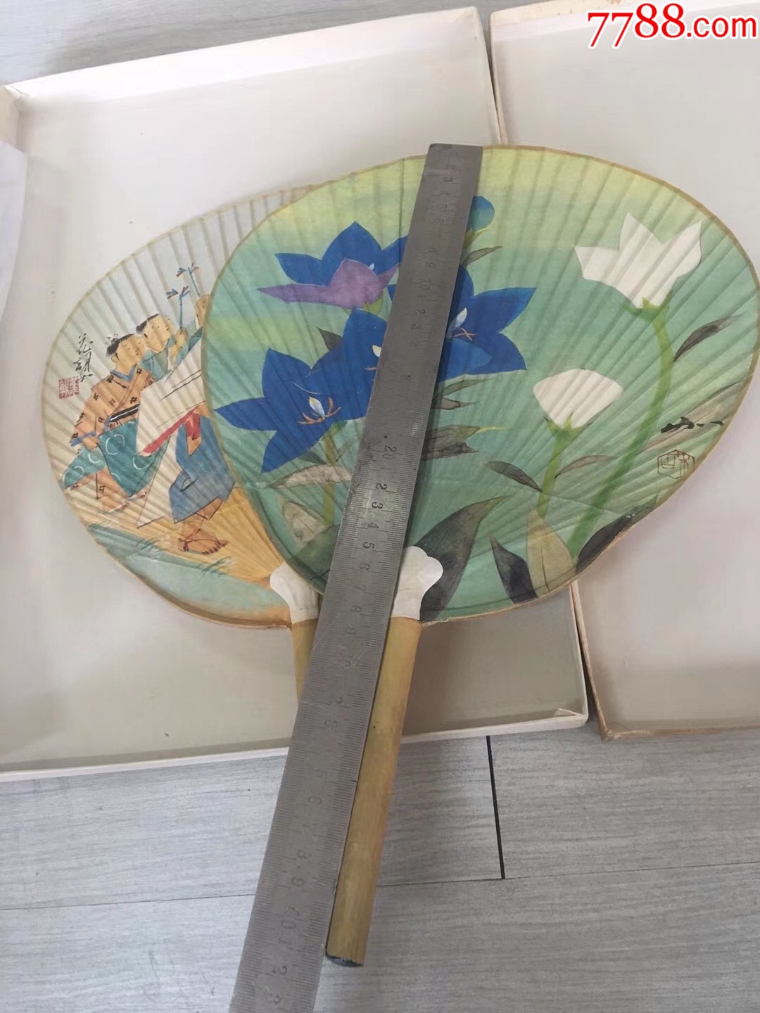 日本团扇一对