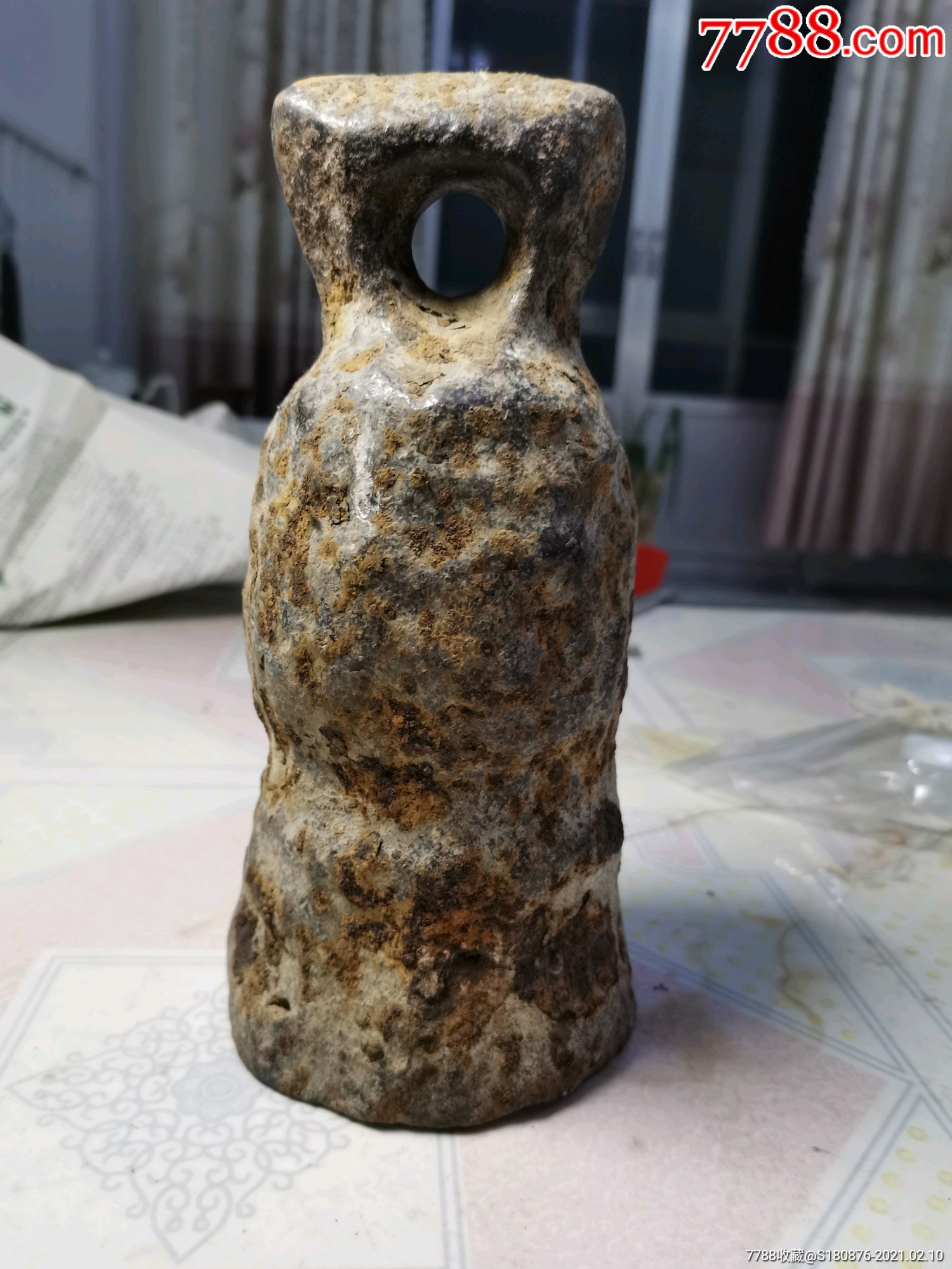 宋元大铁称坨_秤砣/砝码/古权_图片鉴赏_收藏价值_7788青瓷收藏