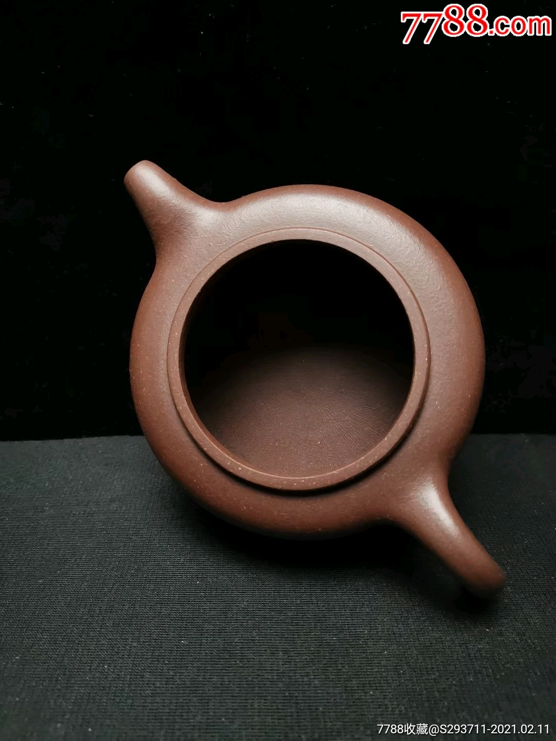 精品紫砂壶作者:魏援良名称:牛盖砂料:紫泥工艺:手工制作_紫砂壶_第2