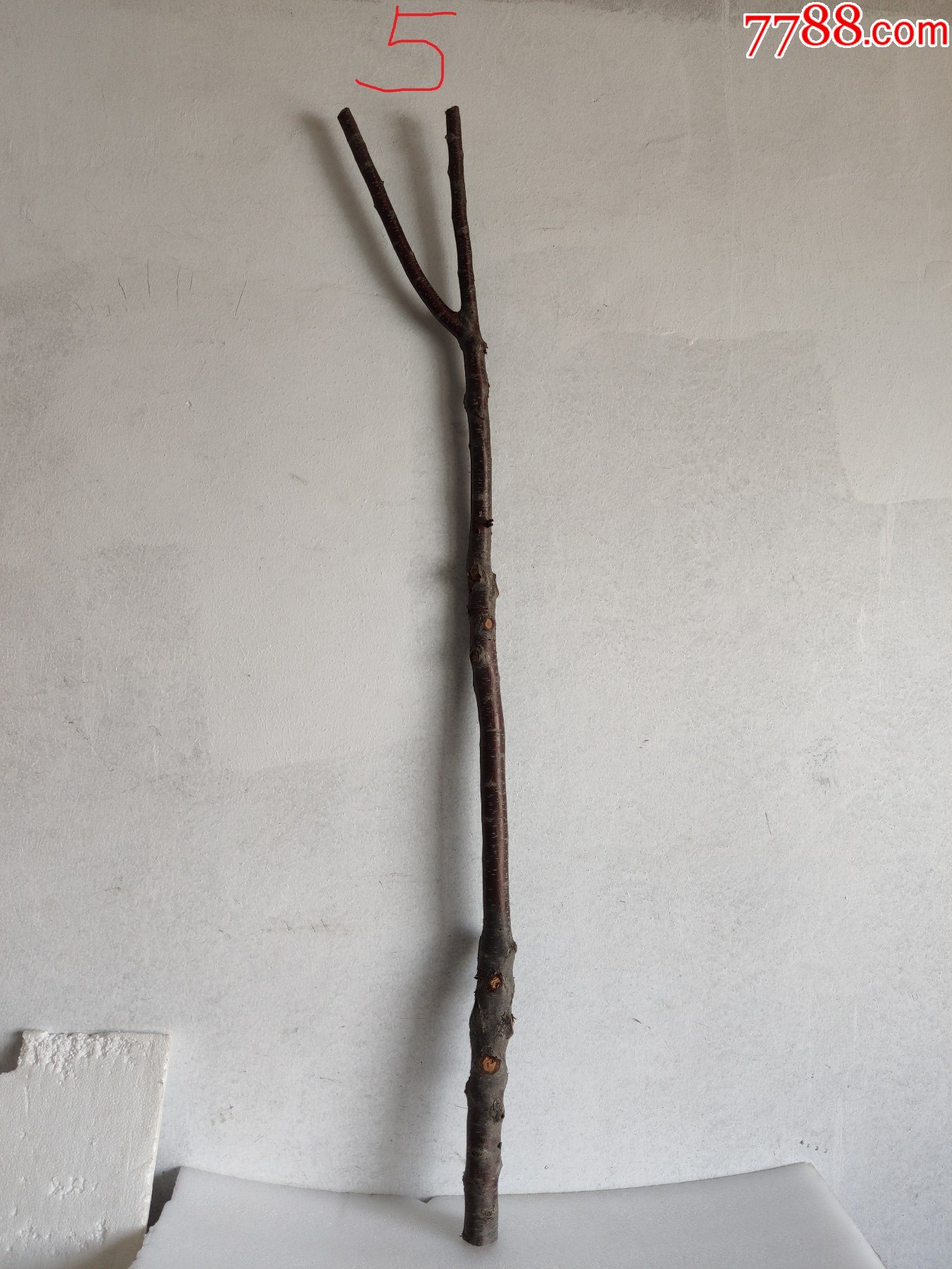 新进太行山野桃木拐杖第5根请看拐杖上端的红色数字镇宅辟邪保平安