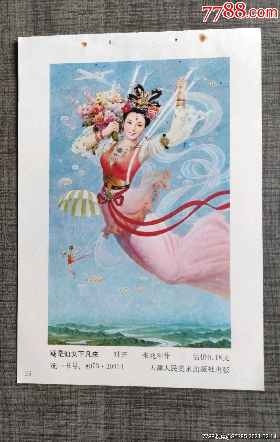 疑是仙女下凡来