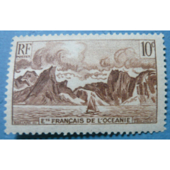法属大洋洲殖民地.荒野的海岸邮票1948年新(se78631387)_7788收藏__收藏热线