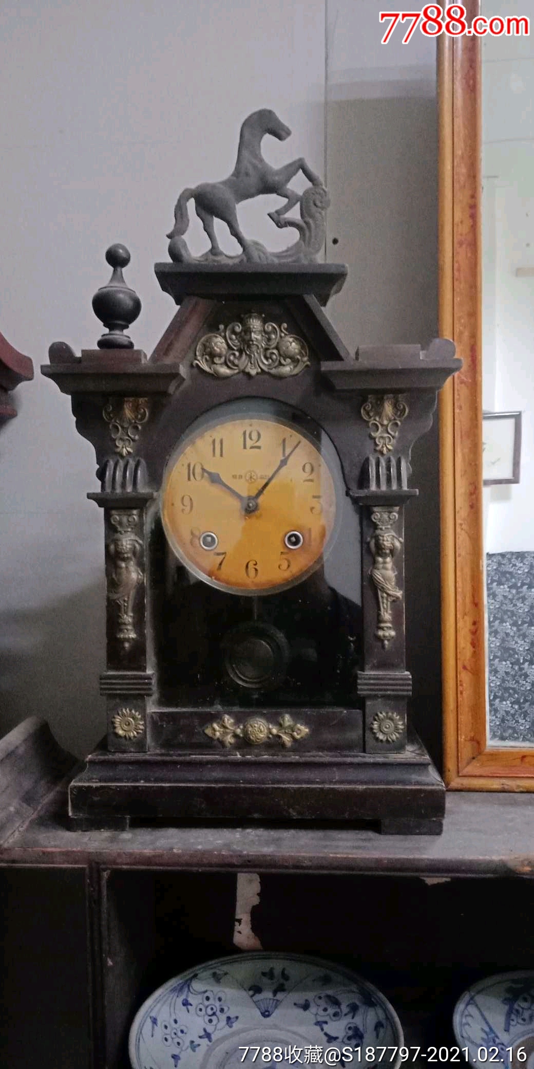 晚清民国,国营合资老座钟