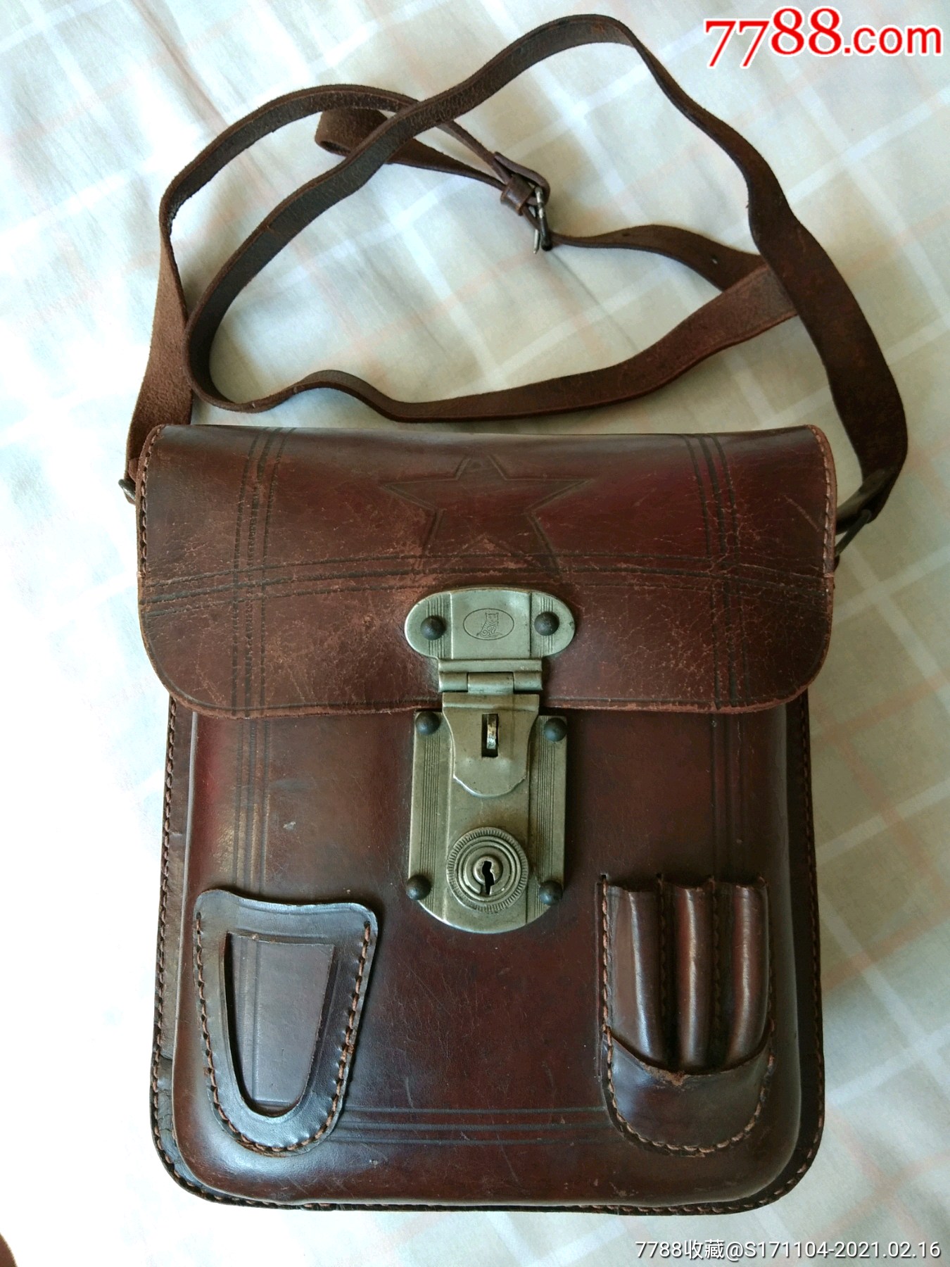 抗日通信员皮包斜挎包