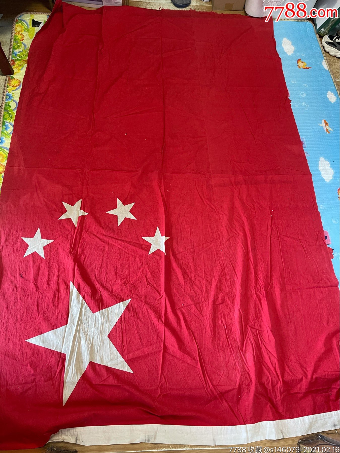 纯棉布老红旗