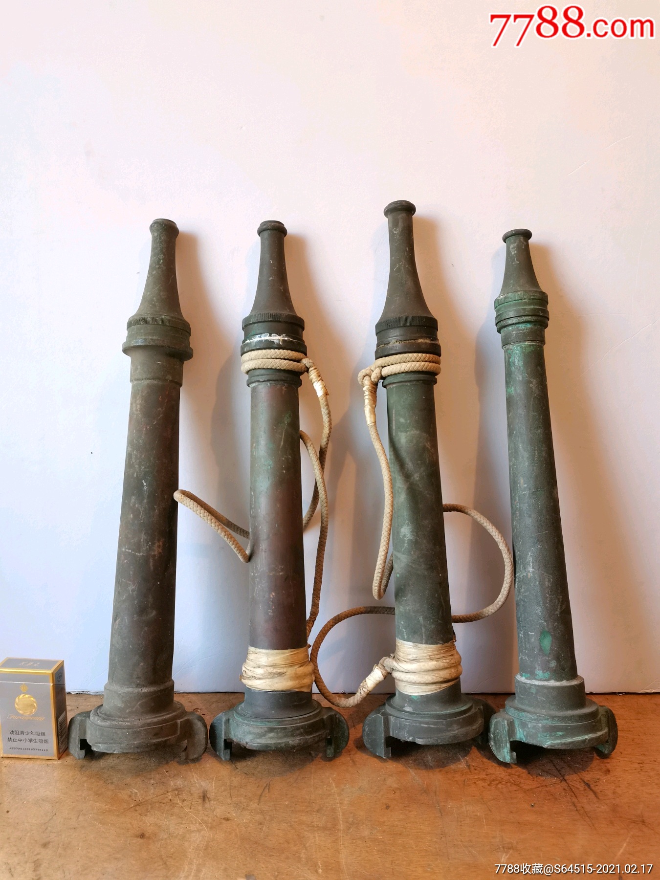 民国满洲时期消防水枪头灭火器消防工具救火工具