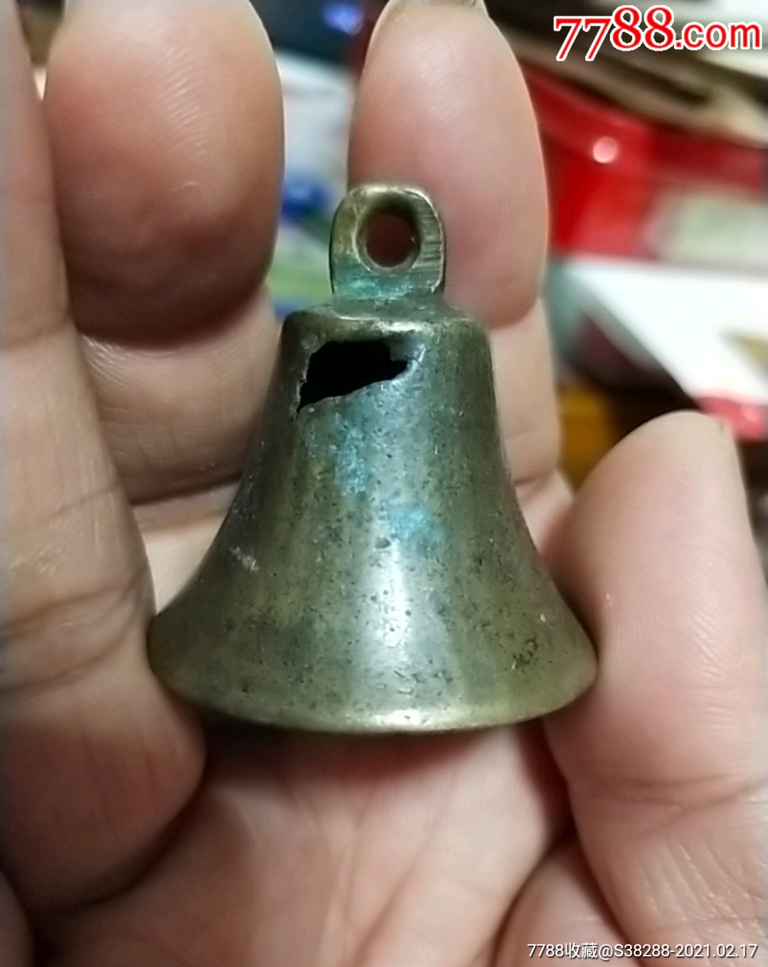 民国老铜铃铛一个