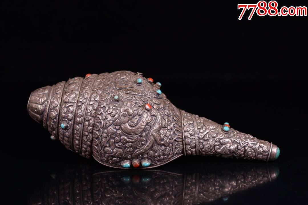 民国.藏传佛教,法螺,大号法螺