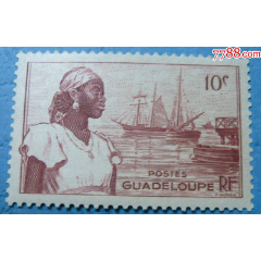 法属瓜德罗普.港口.妇女邮票1947新有折(se78631347)_7788收藏__收藏热线