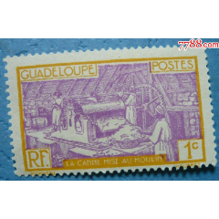 法属瓜德罗普.糖厂邮票1928年新无胶(se78631344)_7788收藏__收藏热线